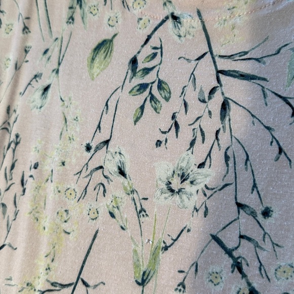 Cynthia Rowley Pink & Green Floral Tunic - Picture 3 of 6